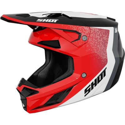 Motocross Helm Shot Speed Hybrid glänzend rot Größe: S Motocross Helm Shot Speed Hybrid glänzend rot Größe: S