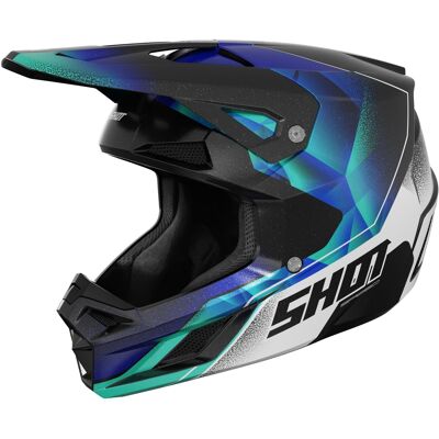 Motocross Helm Shot Speed Olymp Pearl Blue Größe: L Motocross Helm Shot Speed Olymp Pearl Blue Größe: L