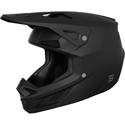 Motocross-Helm Shot Speed Solid mattschwarz Größe: XS Motocross-Helm Shot Speed Solid mattschwarz Größe: XS