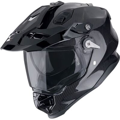 Enduro-Helm Scorpion ADF-9000 CARBON AIR SOLID schwarz Größe: L Enduro-Helm Scorpion ADF-9000 CARBON AIR SOLID schwarz Größe: L