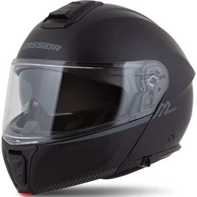 Cassida Modulo 2.1 Compass Motorrad-Klapphelm matt schwarz-grau Größe: L Cassida Modulo 2.1 Compass Motorrad-Klapphelm matt schwarz-grau Größe: L