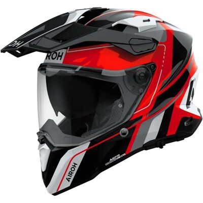 Endurohelm Airoh Commander 2 Skip glänzend rot Größe: L Endurohelm Airoh Commander 2 Skip glänzend rot Größe: L