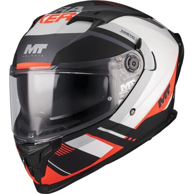 MT Helmets Integralhelm MT Braker SV Inception B5, matt schwarz-grau-rot Größe: 2XL MT Helmets Integralhelm MT Braker SV Inception B5, matt schwarz-grau-rot Größe: 2XL