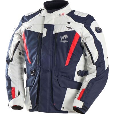 Furygan Apalaches Evo Motorradjacke blau-beige-rot Größe: XL Furygan Apalaches Evo Motorradjacke blau-beige-rot Größe: XL