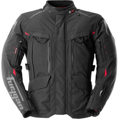 Furygan CHALLENGER 3C PRIMALOFT® Motorradjacke schwarz-rot Größe: 2XL Furygan CHALLENGER 3C PRIMALOFT® Motorradjacke schwarz-rot Größe: 2XL