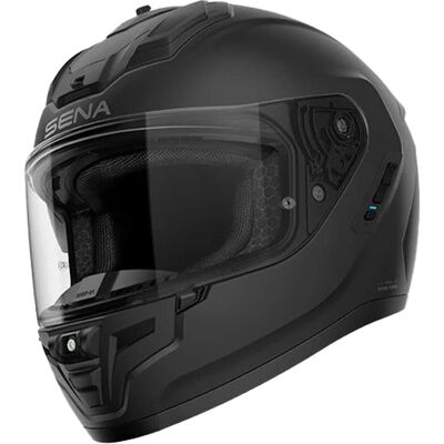 Integralhelm für Motorräder mit SENA Phantom ANC-Headset, mattschwarz Größe: M Integralhelm für Motorräder mit SENA Phantom ANC-Headset, mattschwarz Größe: M