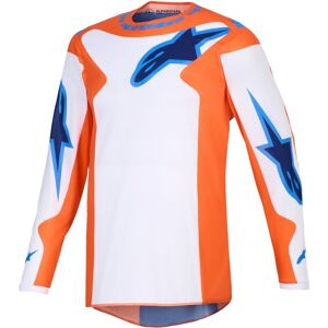 Alpinestars Fluid Grid Motocrosstrikot orange-blau Größe: XL Alpinestars Fluid Grid Motocrosstrikot orange-blau Größe: XL