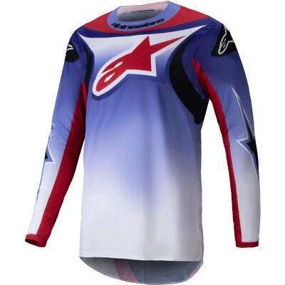 Alpinestars Fluid Wurx Motocross-Trikot fluo lila-rot Größe: L Alpinestars Fluid Wurx Motocross-Trikot fluo lila-rot Größe: L