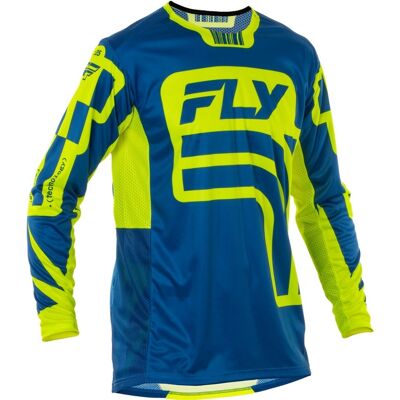 Motocross-Trikot FLY Racing Lite Lancer blau-fluo gelb Größe: L Motocross-Trikot FLY Racing Lite Lancer blau-fluo gelb Größe: L