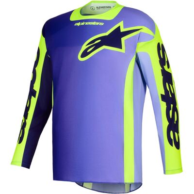 Alpinestars Racer Portl Motocross-Trikot lila-neongelb Größe: 2XL Alpinestars Racer Portl Motocross-Trikot lila-neongelb Größe: 2XL