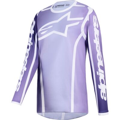 Alpinestars Stella Fluid Apex Damen Motocross Trikot lila-weiß Größe: L Alpinestars Stella Fluid Apex Damen Motocross Trikot lila-weiß Größe: L