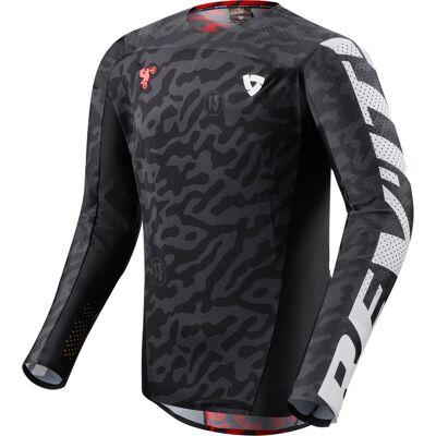 Revit Thirteen Motocross-Trikot schwarz Größe: M Revit Thirteen Motocross-Trikot schwarz Größe: M