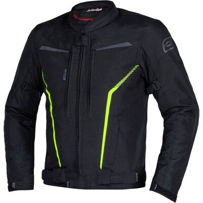 Ozone - Delta IV - Schwarz-Fluorgelb - 5XL - Motorradjacket Ozone - Delta IV - Schwarz-Fluorgelb - 5XL - Motorradjacket