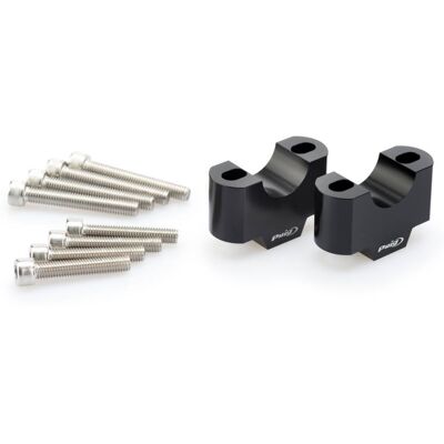 Risers PUIG 3741N schwarz height 30mm, d 29mm Risers PUIG 3741N schwarz height 30mm, d 29mm