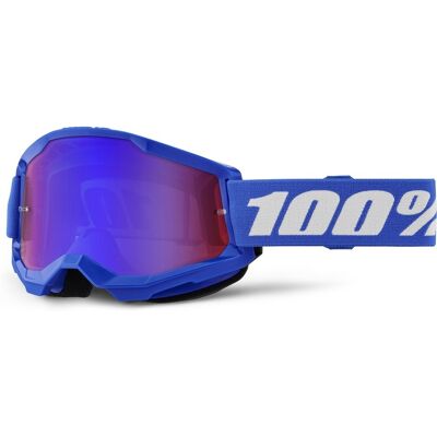 100% Motocross-Brille 100 % STRATA 2 New blau (rot-blaues Plexiglas) 100% Motocross-Brille 100 % STRATA 2 New blau (rot-blaues Plexiglas)