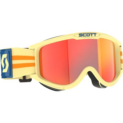 Motocross-Brille SCOTT 89X Era beige mit orangefarbenem Plexiglas Motocross-Brille SCOTT 89X Era beige mit orangefarbenem Plexiglas