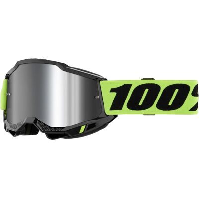 100% Accuri 2 USA - gelb - silber verspiegeltes Plexiglas - Goggles 100% Accuri 2 USA - gelb - silber verspiegeltes Plexiglas - Goggles