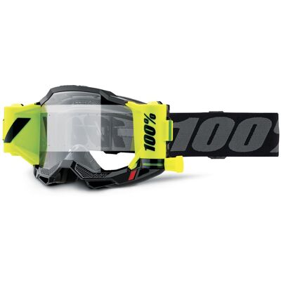 100% Forecast Accuri 2 Motocrossbrille schwarz mit klarem Plexiglas 100% Forecast Accuri 2 Motocrossbrille schwarz mit klarem Plexiglas