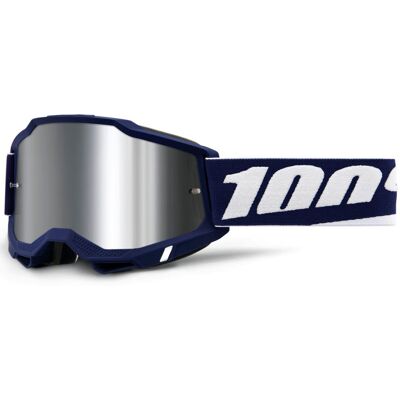 100% ACCURI 2 Mifflin Motocross-Brille mit silbernem Plexiglas 100% ACCURI 2 Mifflin Motocross-Brille mit silbernem Plexiglas