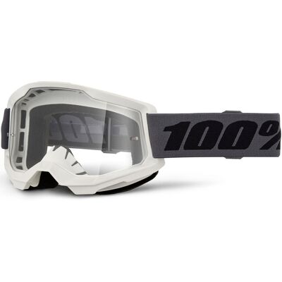 Motokrosové brýle 100% STRATA 2 NEW šedé s čirým plexi Motokrosové brýle 100% STRATA 2 NEW šedé s čirým plexi