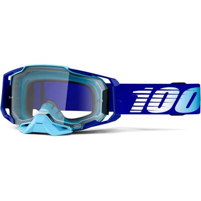 Motocrossbrille 100% ARMEGA Königsblau (klares Plexiglas) Motocrossbrille 100% ARMEGA Königsblau (klares Plexiglas)