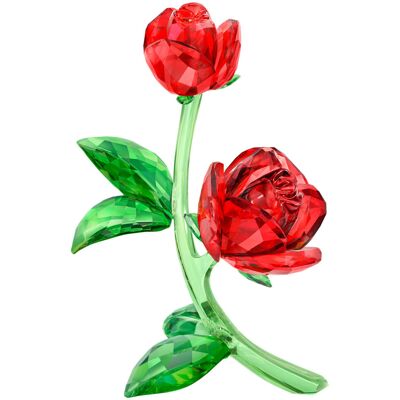Swarovski Crystal Flowers Rote Rose Unisex OS Swarovski Crystal Flowers Rote Rose Unisex OS