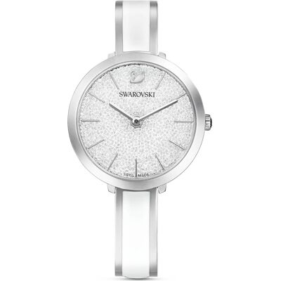 Swarovski Crystalline delight Uhr, Schweizer Produktion, Metallarmband, Weiß, Edelstahl Women OS Swarovski Crystalline delight Uhr, Schweizer Produktion, Metallarmband, Weiß, Edelstahl Women OS