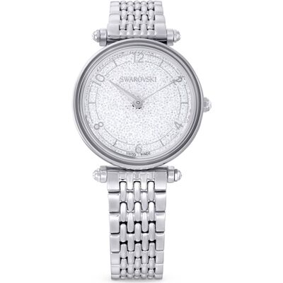 Swarovski Crystalline wonder Uhr, Schweizer Produktion, Metallarmband, Silberfarben, Edelstahl Unisex OS Swarovski Crystalline wonder Uhr, Schweizer Produktion, Metallarmband, Silberfarben, Edelstahl Unisex OS