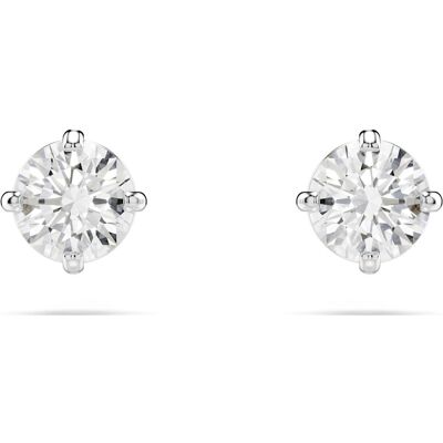 Swarovski Stilla Attract Ohrstecker, Rundschliff, Weiß, Rhodiniert Unisex OS Swarovski Stilla Attract Ohrstecker, Rundschliff, Weiß, Rhodiniert Unisex OS