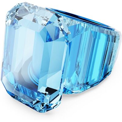 Swarovski Lucent Cocktailring, Oktagon-Schliff, Blau Unisex 60 Swarovski Lucent Cocktailring, Oktagon-Schliff, Blau Unisex 60
