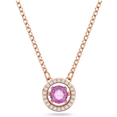 Swarovski Una Anhänger, Rundschliff, Lang, Violett, 18K Roségoldbeschichtet Unisex OS Swarovski Una Anhänger, Rundschliff, Lang, Violett, 18K Roségoldbeschichtet Unisex OS