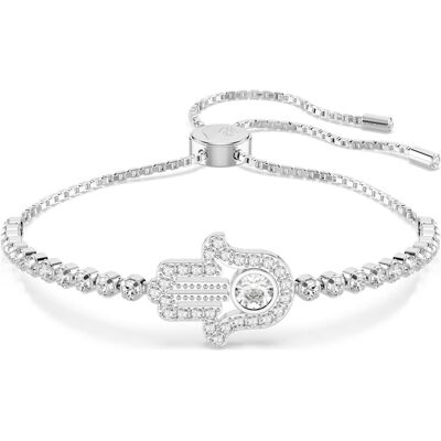 Swarovski Matrix Armband, Hand, Weiß, Rhodiniert Unisex OS Swarovski Matrix Armband, Hand, Weiß, Rhodiniert Unisex OS