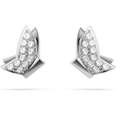 Swarovski Idyllia Lilia Ohrstecker, Schmetterling, Weiß, Rhodiniert Unisex OS Swarovski Idyllia Lilia Ohrstecker, Schmetterling, Weiß, Rhodiniert Unisex OS