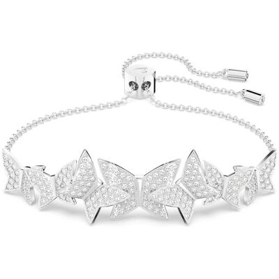 Swarovski Idyllia Lilia Armband, Schmetterling, Weiß, Rhodiniert Unisex OS Swarovski Idyllia Lilia Armband, Schmetterling, Weiß, Rhodiniert Unisex OS
