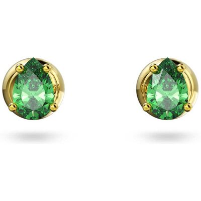 Swarovski Chroma Ohrstecker, Tropfenschliff, Grün, 18K Goldbeschichtet Unisex OS Swarovski Chroma Ohrstecker, Tropfenschliff, Grün, 18K Goldbeschichtet Unisex OS