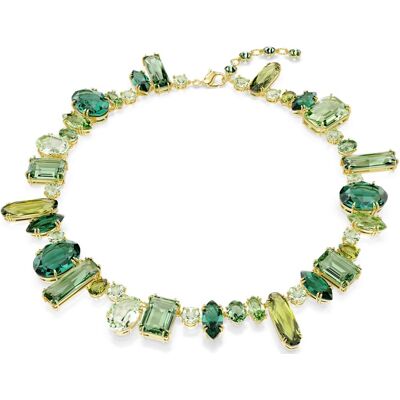 Swarovski Gema Halskette, Verschiedene Schliffe, Grün, 18K Goldbeschichtet Unisex OS Swarovski Gema Halskette, Verschiedene Schliffe, Grün, 18K Goldbeschichtet Unisex OS