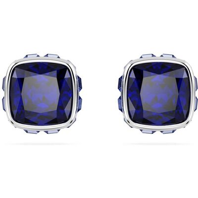 Swarovski Birthstone Ohrstecker, Kissenschliff, September, Blau, Rhodiniert Unisex OS Swarovski Birthstone Ohrstecker, Kissenschliff, September, Blau, Rhodiniert Unisex OS