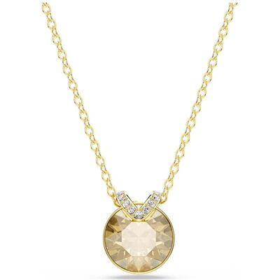 Swarovski Bella V Anhänger, Rundschliff, Goldfarben, 18K Goldbeschichtet Unisex OS Swarovski Bella V Anhänger, Rundschliff, Goldfarben, 18K Goldbeschichtet Unisex OS