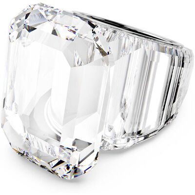 Swarovski Lucent Cocktailring, Oktagon-Schliff, Weiß Unisex 58 Swarovski Lucent Cocktailring, Oktagon-Schliff, Weiß Unisex 58