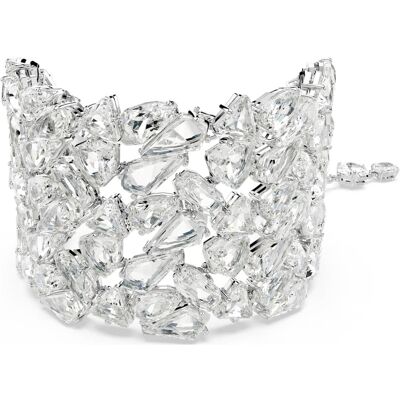 Swarovski Mesmera Breites Armband, Verschiedene Schliffe, Weiß, Rhodiniert Unisex OS Swarovski Mesmera Breites Armband, Verschiedene Schliffe, Weiß, Rhodiniert Unisex OS