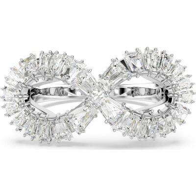 Swarovski Hyperbola Cocktailring, Unendlichkeit, Weiß, Rhodiniert Unisex 50 Swarovski Hyperbola Cocktailring, Unendlichkeit, Weiß, Rhodiniert Unisex 50
