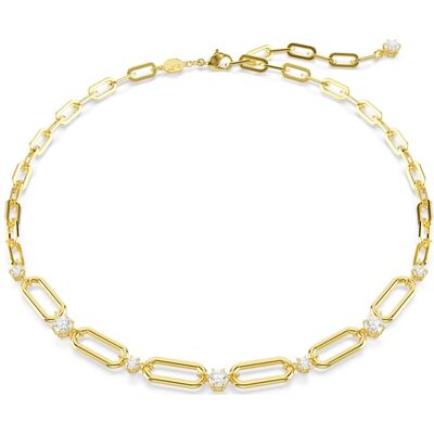 Swarovski Constella Halskette, Weiß, 18K Goldbeschichtet Unisex OS Swarovski Constella Halskette, Weiß, 18K Goldbeschichtet Unisex OS