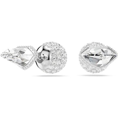 Swarovski Lucent Ohrstecker, Pavé, Kugel, Weiß, Rhodiniert Unisex OS Swarovski Lucent Ohrstecker, Pavé, Kugel, Weiß, Rhodiniert Unisex OS