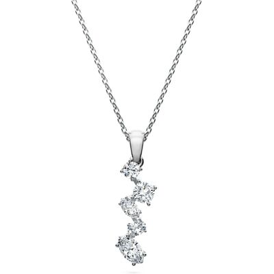 Swarovski Galaxy Anhänger, Im Labor gezüchtete Diamanten 0,9 ct tw, Verschiedene Formen, 18K Weißgold Unisex OS Swarovski Galaxy Anhänger, Im Labor gezüchtete Diamanten 0,9 ct tw, Verschiedene Formen, 18K Weißgold Unisex OS