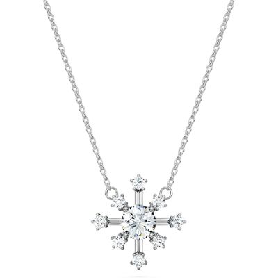 Swarovski Galaxy Anhänger, Im Labor gezüchtete Diamanten 0,5 ct tw, Runde Form, 18K Weißgold Unisex OS Swarovski Galaxy Anhänger, Im Labor gezüchtete Diamanten 0,5 ct tw, Runde Form, 18K Weißgold Unisex OS