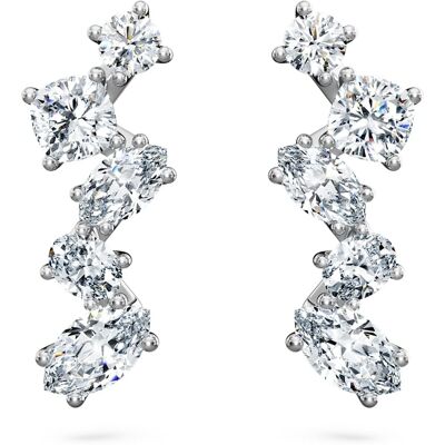 Swarovski Galaxy Ohrspangen, Im Labor gezüchtete Diamanten 1,25 ct tw, Verschiedene Formen, 18K Weißgold Unisex OS Swarovski Galaxy Ohrspangen, Im Labor gezüchtete Diamanten 1,25 ct tw, Verschiedene Formen, 18K Weißgold Unisex OS