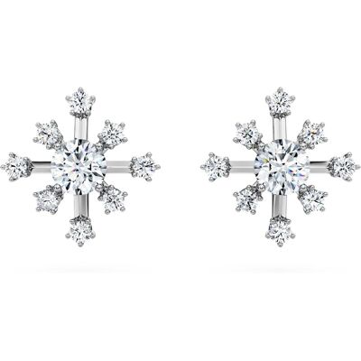 Swarovski Galaxy Ohrstecker, Im Labor gezüchtete Diamanten 0,5 ct tw, Runde Form, 18K Weißgold Unisex OS Swarovski Galaxy Ohrstecker, Im Labor gezüchtete Diamanten 0,5 ct tw, Runde Form, 18K Weißgold Unisex OS