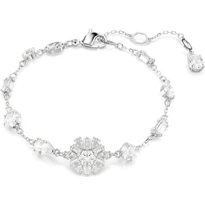 Swarovski Idyllia Armband, Verschiedene Schliffe, Schneeflocke, Weiß, Rhodiniert Unisex OS Swarovski Idyllia Armband, Verschiedene Schliffe, Schneeflocke, Weiß, Rhodiniert Unisex OS