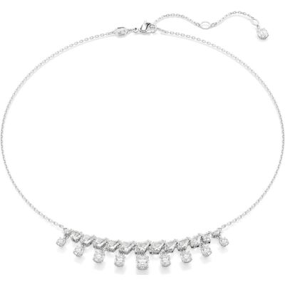 Swarovski Idyllia Halskette, Verschiedene Schliffe, Schneeflocke, Weiß, Rhodiniert Unisex OS Swarovski Idyllia Halskette, Verschiedene Schliffe, Schneeflocke, Weiß, Rhodiniert Unisex OS