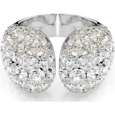 Swarovski Sublima Cocktailring, Rundschliff, Weiß, Rhodiniert Unisex 55 Swarovski Sublima Cocktailring, Rundschliff, Weiß, Rhodiniert Unisex 55